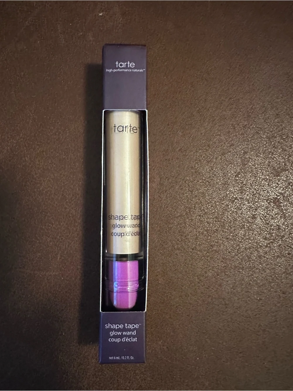 tarte deep purple sunbeam branded box